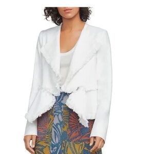 BCBGMaxAzria Wade Tiered Fringe Jacket